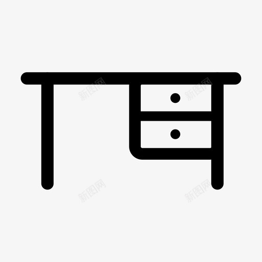 书桌办公桌办公室svg_新图网 https://ixintu.com 书桌 办公桌 办公室 展台 桌子