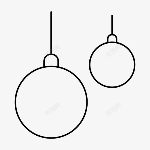 圣诞饰品庆祝圣诞节svg_新图网 https://ixintu.com 圣诞 饰品 庆祝 圣诞节 舞会 装饰