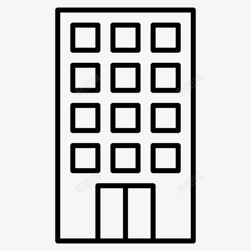 办公室办公楼工作场所svg_新图网 https://ixintu.com 办公楼 办公室 工作 工作场 场所