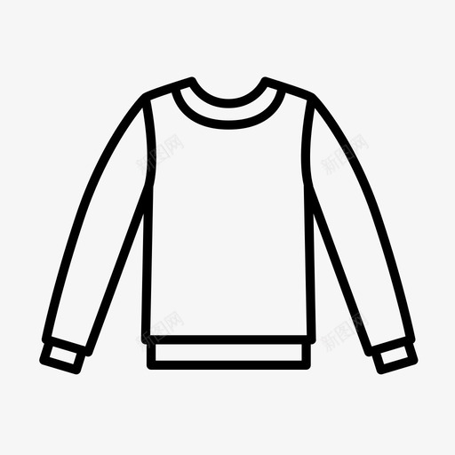 毛衣长袖套头衫svg_新图网 https://ixintu.com 毛衣 长袖 套头 运动衫 上衣 服装 配件