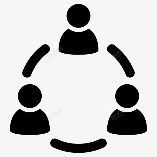 团队网络合作伙伴svg_新图网 https://ixintu.com 团队 网络 合作伙伴 人员