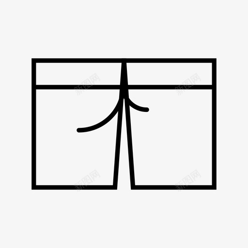内衣布料刻痕svg_新图网 https://ixintu.com 内衣 布料 刻痕 游戏 细线 图标