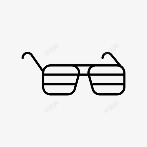 太阳眼镜海滩假日svg_新图网 https://ixintu.com 太阳 眼镜 海滩 夏季 假日 细线