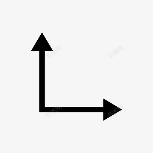 箭头横道方向svg_新图网 https://ixintu.com 箭头 横道 方向 右上 实心 心细