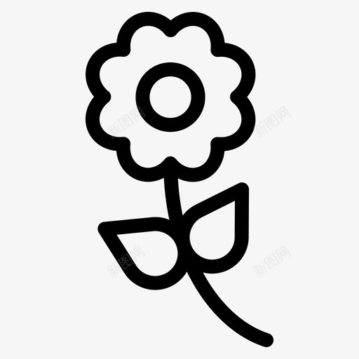 花花的图案自然svg_新图网 https://ixintu.com 花花 花的 图案 自然