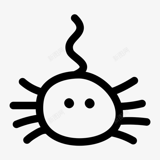 蜘蛛可爱抽签svg_新图网 https://ixintu.com 抽签 万圣节 蜘蛛 可爱 绳子
