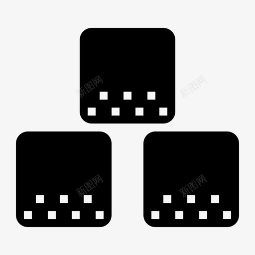 糖糖果方块svg_新图网 https://ixintu.com 糖果 方块 固体