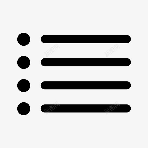 列表格式菜单svg_新图网 https://ixintu.com 列表 格式 菜单 备忘 任务 待办 事项 音乐 控件