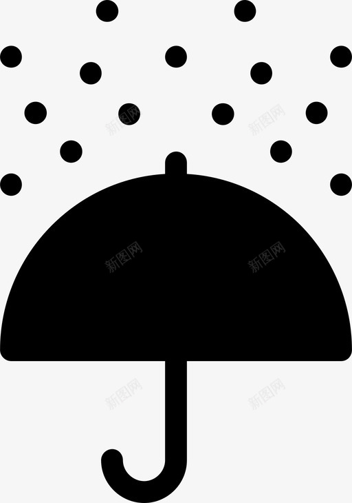 雨伞雪雨季季节svg_新图网 https://ixintu.com 雨伞 雨季 季节 天气