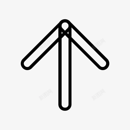 上空心箭头说明svg_新图网 https://ixintu.com 箭头 空心 头上 说明