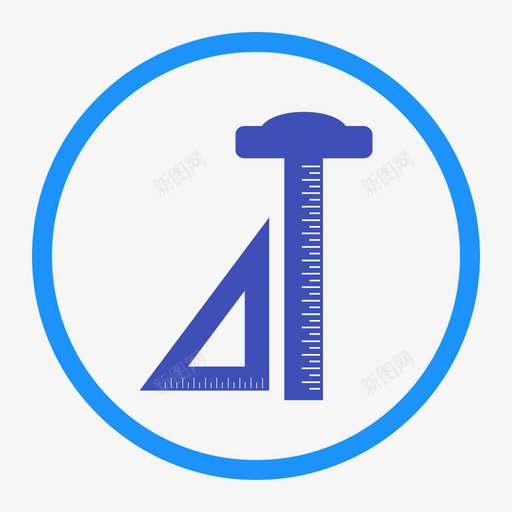 尺子带圈svg_新图网 https://ixintu.com 尺子 带圈