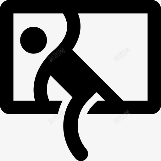 强行进入逃生窗户svg_新图网 https://ixintu.com 强行 进入 逃生 窗户 人道 协调厅 人道主义 图标