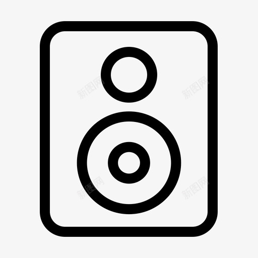 音乐盒扬声器音箱svg_新图网 https://ixintu.com 音乐盒 扬声器 音箱