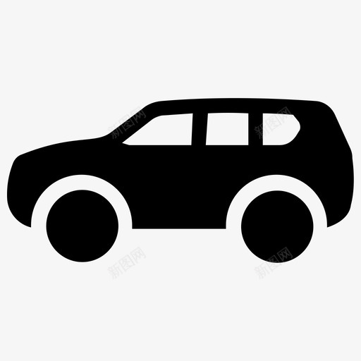 小型货车轿车豪华小型货车svg_新图网 https://ixintu.com 小型 货车 轿车 豪华 汽车 字形 矢量 矢量图 图标