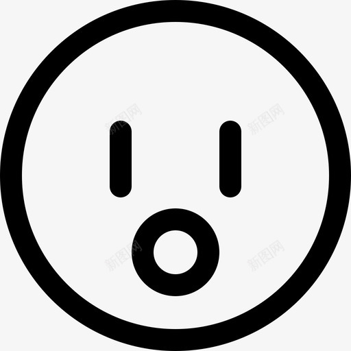 表情符号惊讶化身表情符号svg_新图网 https://ixintu.com 表情 符号 惊讶 化身
