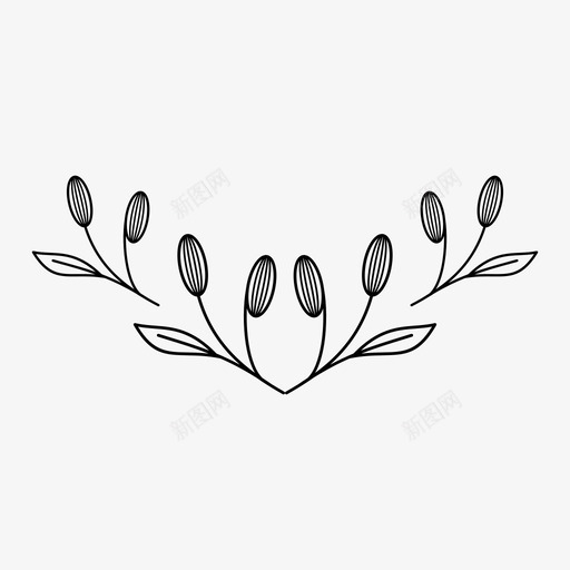 橄榄枝奖励仪式svg_新图网 https://ixintu.com 橄榄枝 奖励 仪式 月桂冠 树叶 花环