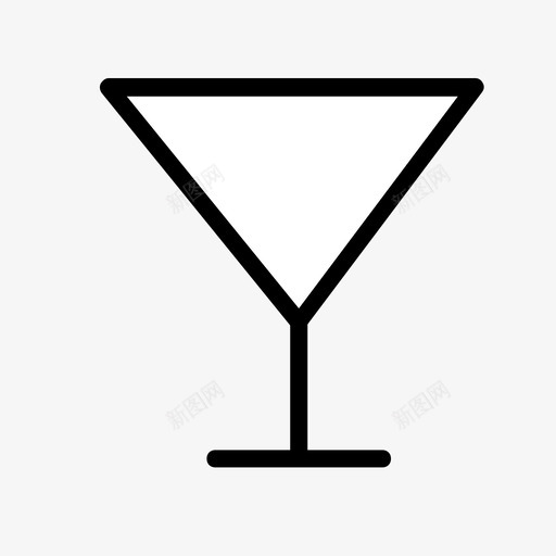 优品超市酒杯svg_新图网 https://ixintu.com 优品 超市 酒杯 线性