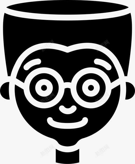 眼镜男孩阿凡达卡通svg_新图网 https://ixintu.com 眼镜 男孩 卡通 阿凡 达卡 化身 实心