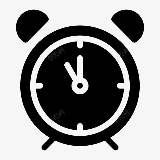 闹钟十一点钟svg_新图网 https://ixintu.com 闹钟 十一 点钟