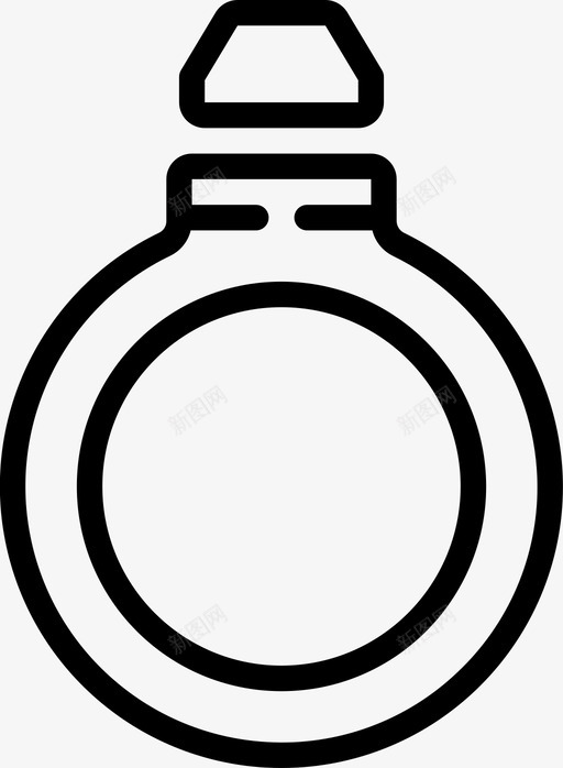 戒指元素游戏svg_新图网 https://ixintu.com 游戏 元素 戒指 轮廓