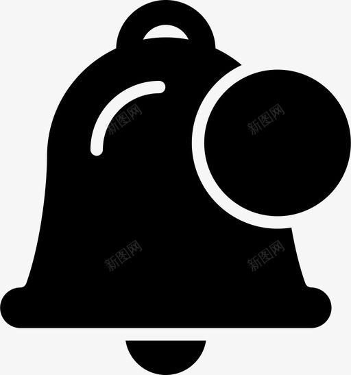 通知警报铃svg_新图网 https://ixintu.com 警报 通知 铃铃