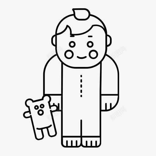 儿童婴儿男孩svg_新图网 https://ixintu.com 不同年龄段 儿童 婴儿 年到 年龄段 成人 所有 男孩 童年 老年