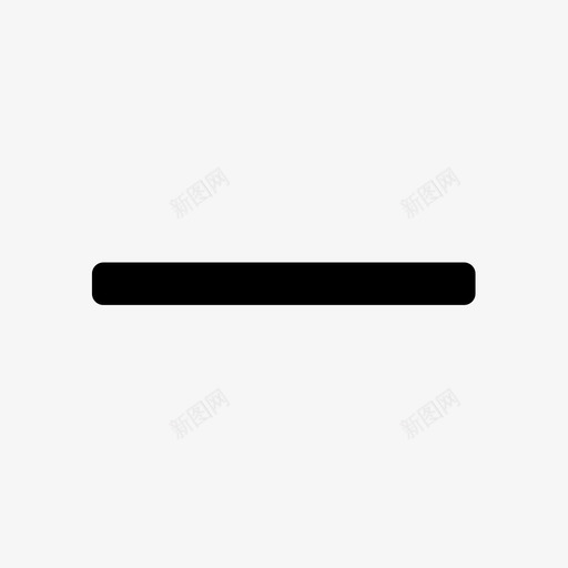 减号破折号线条svg_新图网 https://ixintu.com 减号 破折号 线条 常用 图标