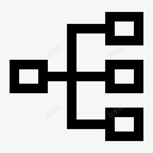 架构图svg_新图网 https://ixintu.com 架构 构图 线性 扁平 单色 简约 商务