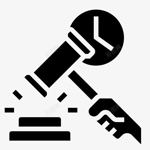 实时竞价拍卖购买svg_新图网 https://ixintu.com 实时 竞价 数字 营销 拍卖 购买 木槌 图标