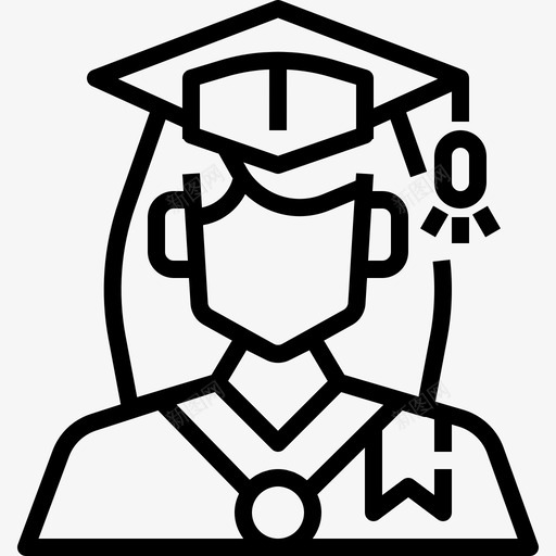 毕业头像毕业生svg_新图网 https://ixintu.com 毕业 头像 毕业生 简介 学生 妇女 教育