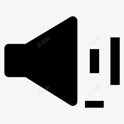降低音量控制降低声音svg_新图网 https://ixintu.com 降低 音量 音量控制 声音 扬声器 在线学习