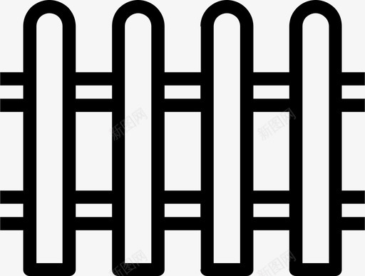 栅栏门墙svg_新图网 https://ixintu.com 栅栏 门墙 木头