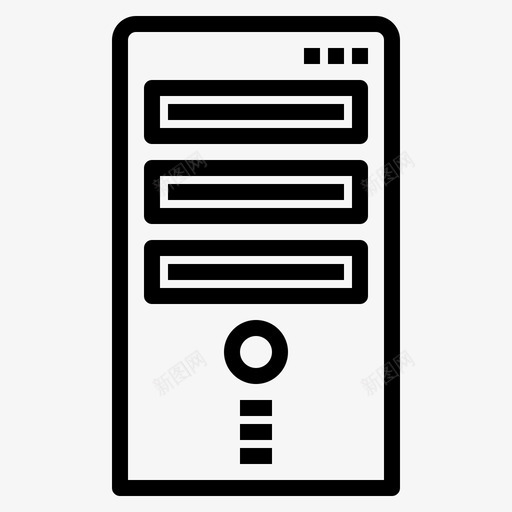 机箱计算机设备svg_新图网 https://ixintu.com 计算机 硬件 机箱 设备 硬件网 网络 联机 概述