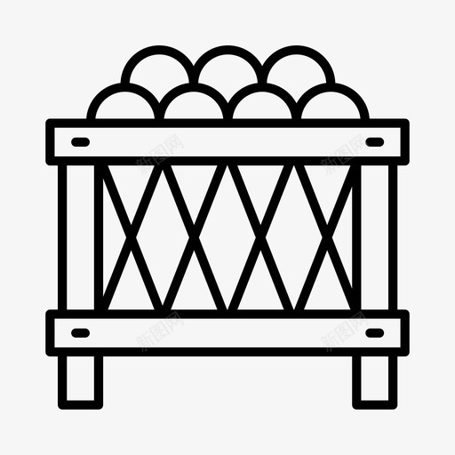 水果箱农业乡村svg_新图网 https://ixintu.com 水果 农业 乡村 农场 农贸市场 农产品