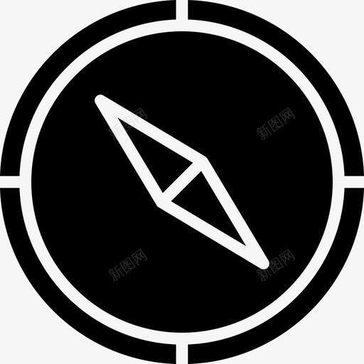 指南针方向东svg_新图网 https://ixintu.com 指南针 方向东 向东 导航