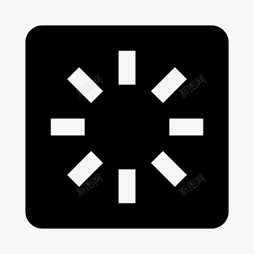 装载机装载旋转器svg_新图网 https://ixintu.com 装载机 装载 旋转 接口 实心