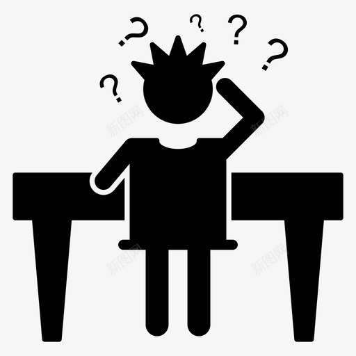 学生椅子桌子svg_新图网 https://ixintu.com 桌子 学生 椅子 用户