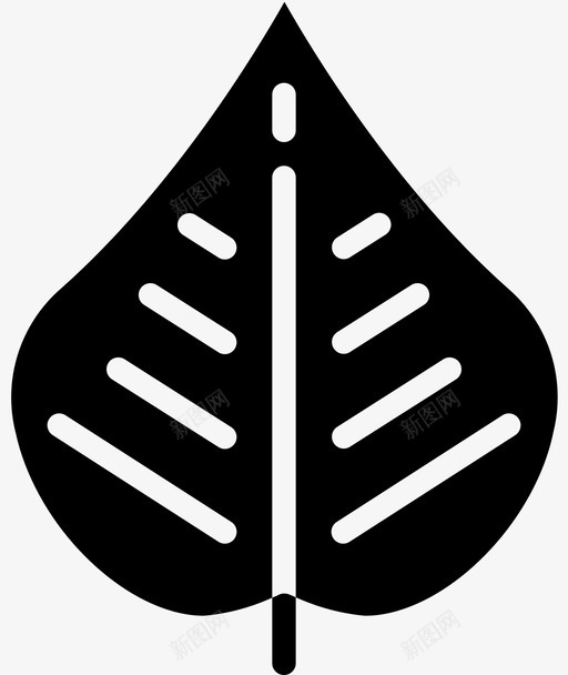 叶子自然夏天svg_新图网 https://ixintu.com 自然 叶子 夏天 固体