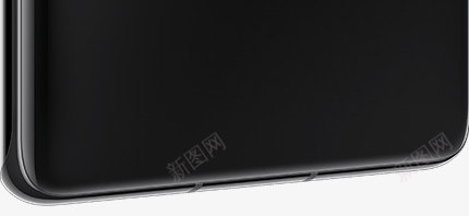 HUAWEIMate40Pro亮黑色正面png_新图网 https://ixintu.com 黑色 正面