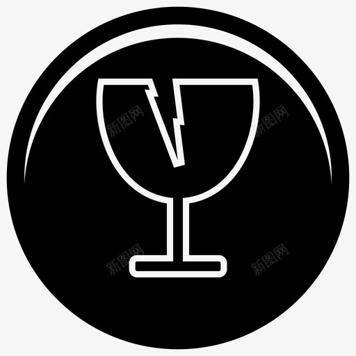 易碎玻璃svg_新图网 https://ixintu.com 易碎 玻璃