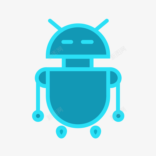 火箭机器人svg_新图网 https://ixintu.com 火箭 机器人