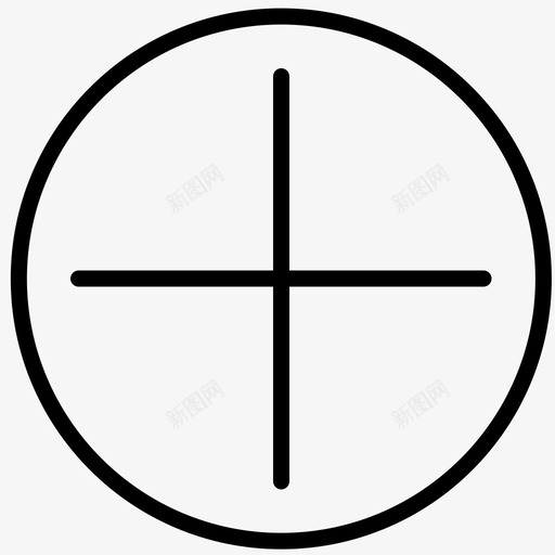 圆加号svg_新图网 https://ixintu.com 加号