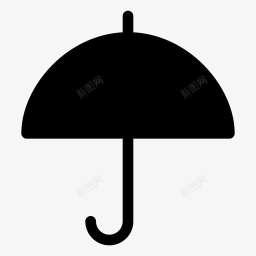 伞防病毒防护svg_新图网 https://ixintu.com 防病毒 防护 雨天 天气 十一月 图标 固体