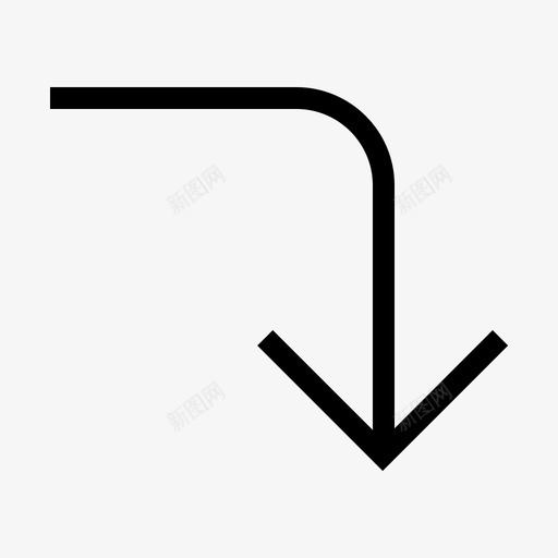 箭头方向右转svg_新图网 https://ixintu.com 箭头 向右转 方向