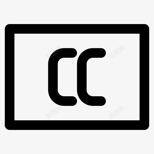 字幕结尾影片svg_新图网 https://ixintu.com 字幕 视频 结尾 影片 播放器 大纲