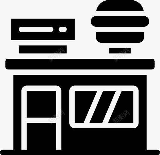 快餐火腿汉堡外卖svg_新图网 https://ixintu.com 快餐 外卖 火腿 汉堡 固体