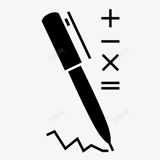 预算计算财务计划svg_新图网 https://ixintu.com 财务 预算 计算 计划 数学 写作