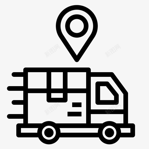 送货车船运运输svg_新图网 https://ixintu.com 送货 货车 船运 运输 运输车 车辆 物流配送 提纲