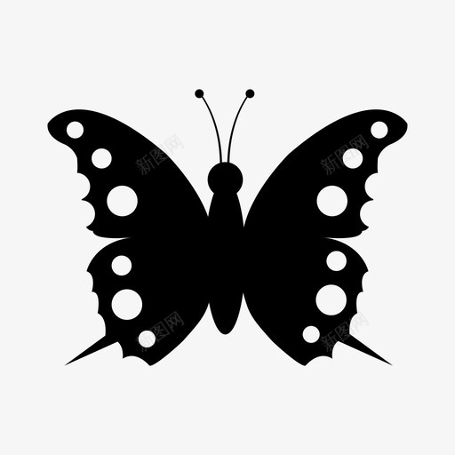 蝴蝶飞翔昆虫svg_新图网 https://ixintu.com 蝴蝶 飞翔 昆虫 展开 翅膀 收藏