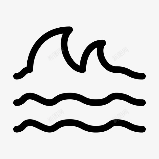 波浪海洋水svg_新图网 https://ixintu.com 波浪 海洋 水波 年月日
